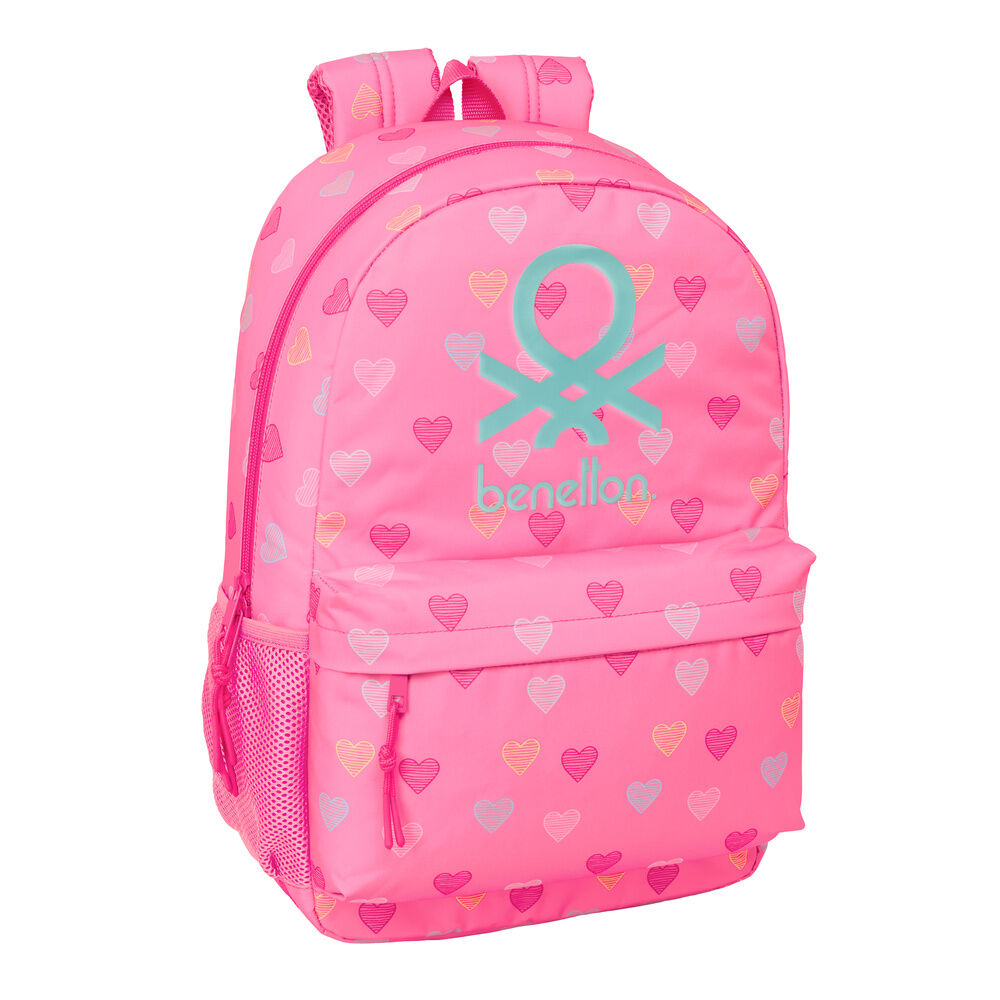 MOCHILA BENETTON + ESTUCHE PORTATODO A JUEGO